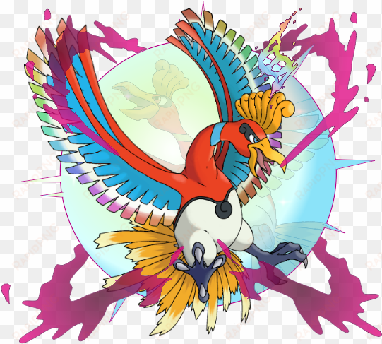 mega ho - pokemon ho oh mega evolution