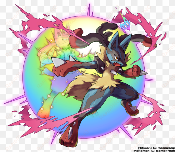 mega-lucario - mega lucario art