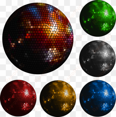 mega shiny disco balls - disco ball vector