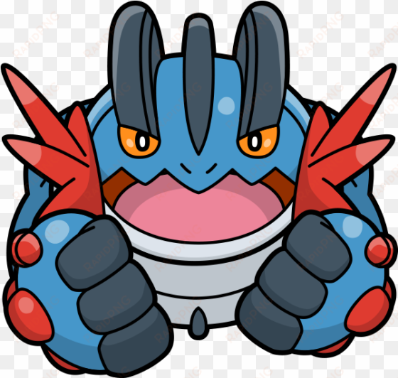 mega swampert as seen in pokemon shuffle - mega swampert pokemon shuffle