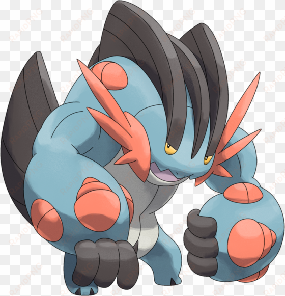 mega swampert pokédex - mega swampert