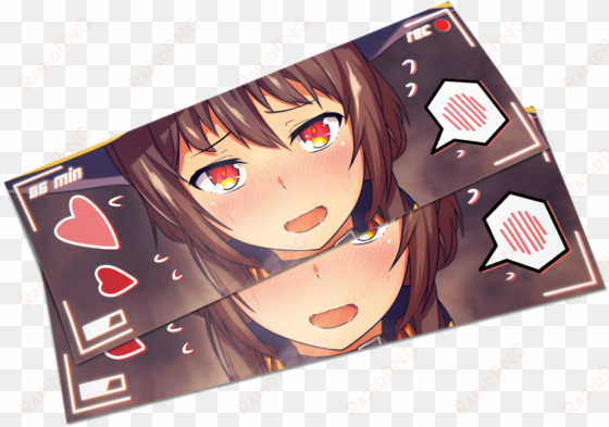 megumin rec⬤ slap - anime