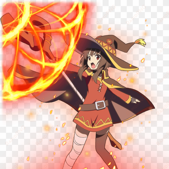 Megumin Uchi Hime 3 - Angry Megumin transparent png image