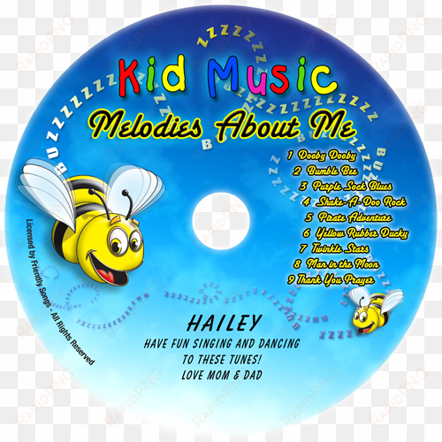 melodies about me personalized kids music cd - melodies about me