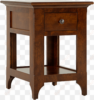 melrose 1 drawer end table view details - end table png