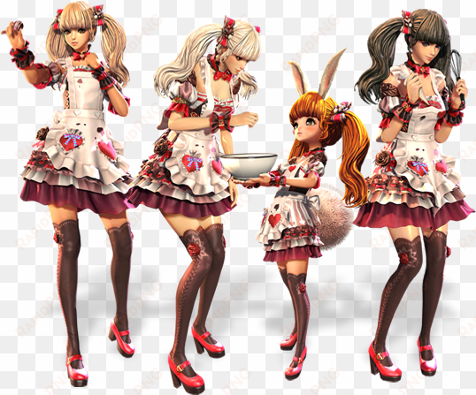 melt hearts with new valentine's day costumes available - blade and soul outfits 2017