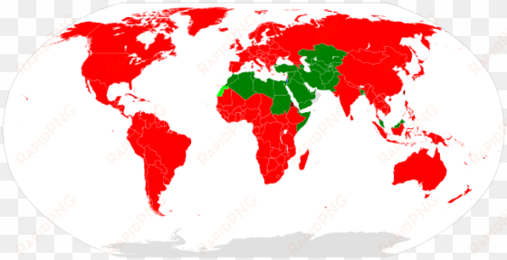 members of the international federation of red cross - red and blue map of the world