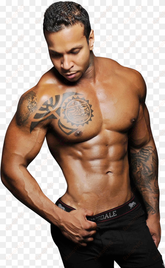 men fitness png transparent image - journal: sexy man with tattoo blank note book diary