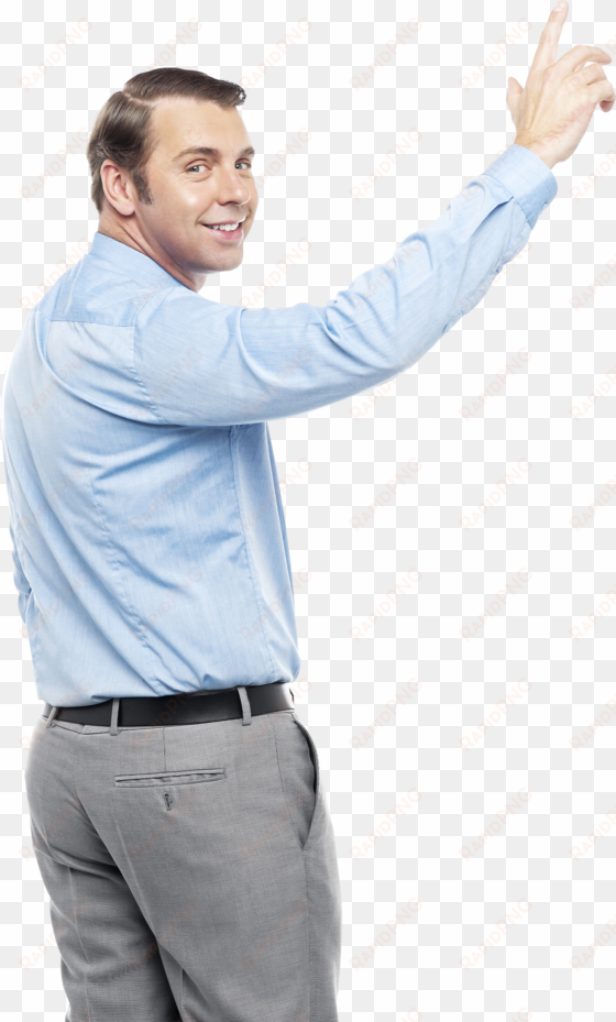 men pointing up png image - man pointing up png