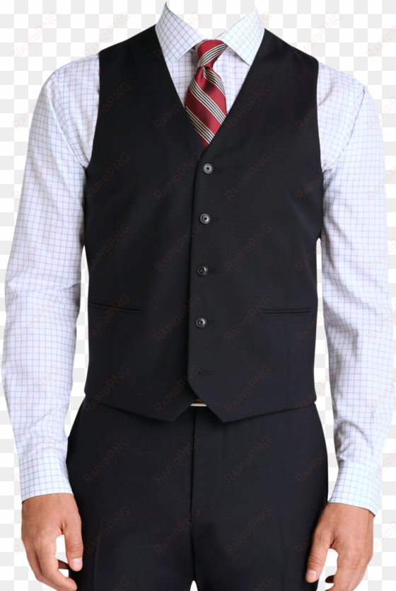 men suit png transparent image - flower lapel pin on vest
