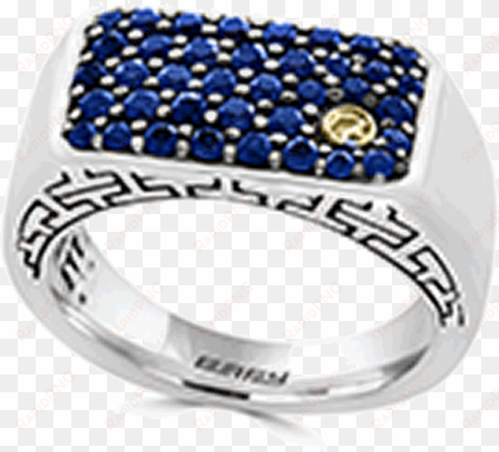 men's - effy collection effy men's sapphire ring (1-3/8 ct.