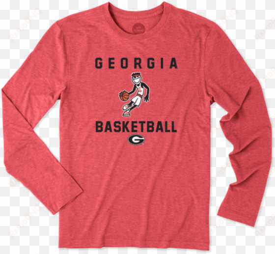 men's georgia bulldogs jake athlete long sleeve cool - life is good shirt