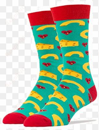 men's mac 'n cheese love socks - mens mac and cheese socks