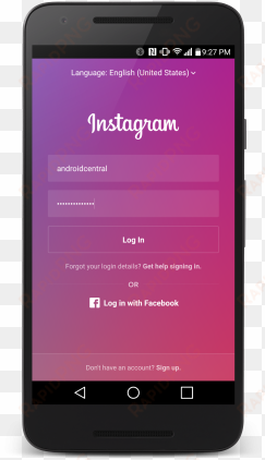 mention & auto likes - instagram login screen android