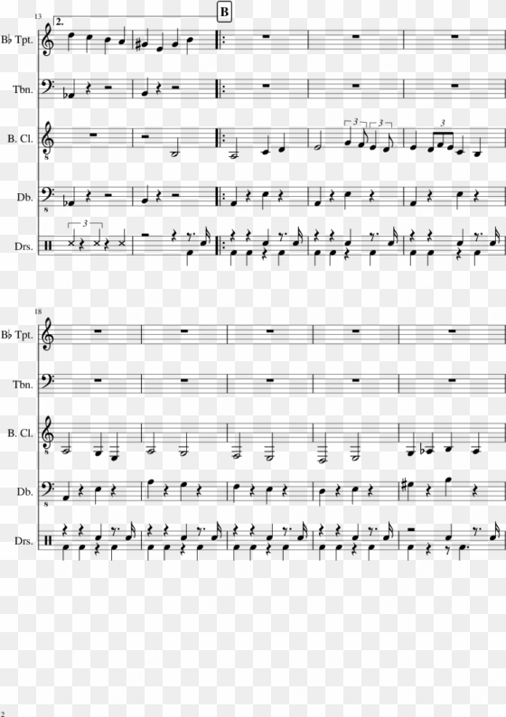 menu theme sheet music composed by analogik 2 of 6 - battleblock theater sheet music intro