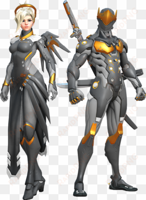 mercy and genji skins - overwatch league skins twitch