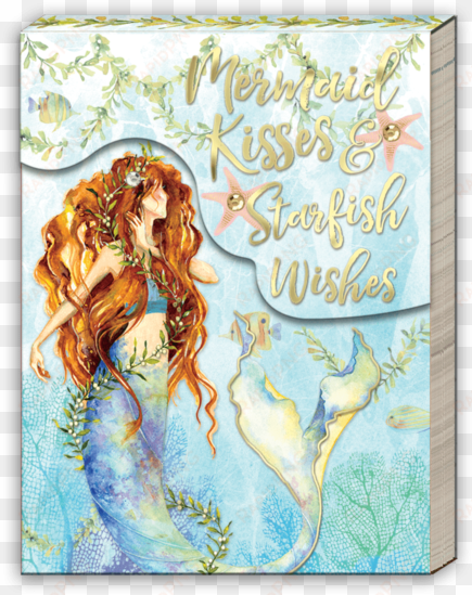 mermaid kisses pocket note pad - punch studio note pad pocket window 59664