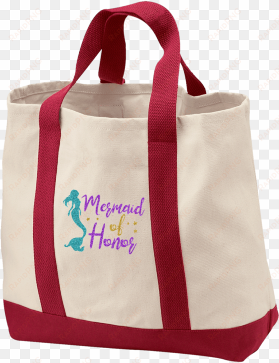 mermaid of honor 2-tone shopping tote rebel style shop