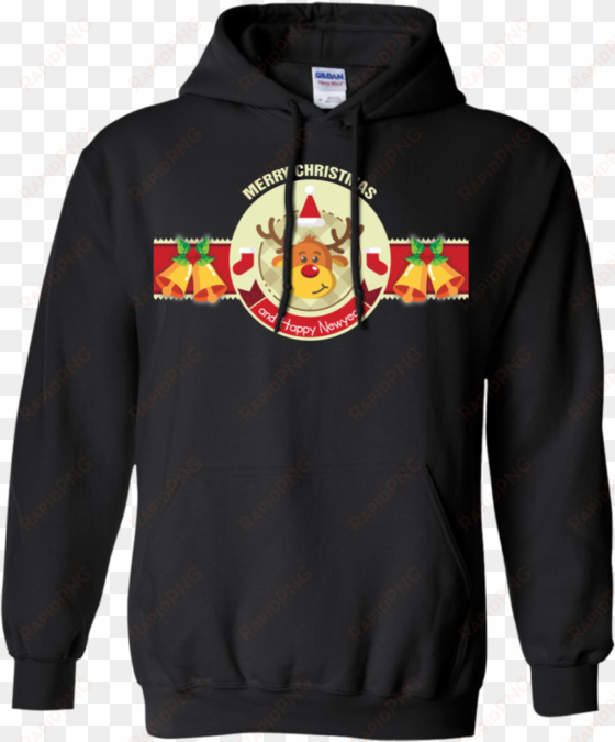 merry christmas and happy new year, banner, the bell, - chicago blackhawks men's hoodies