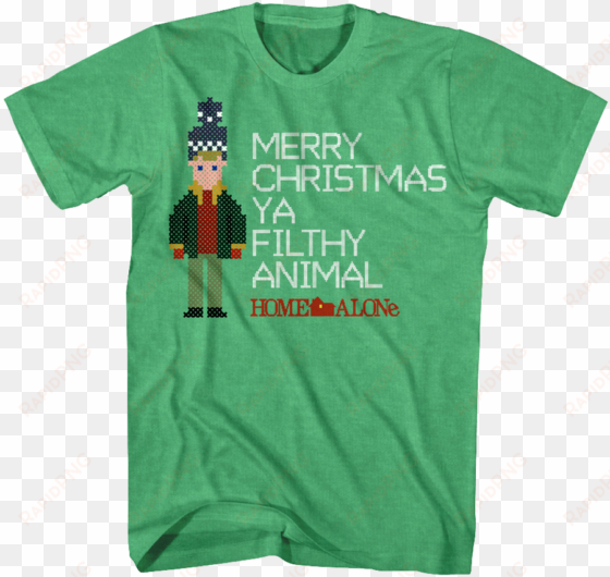 merry christmas filthy animal home alone t-shirt - catalina wine mixer shirt