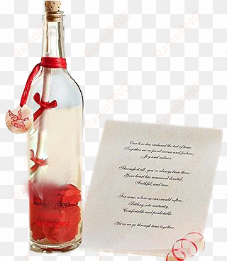 message in a bottle - personalized message in a bottle anniversary - gifts