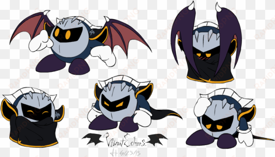 meta knight expressions - drawing