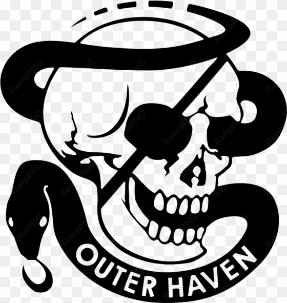 metal gear solid 4- beauty and the beast unit - outer haven logo mgs4