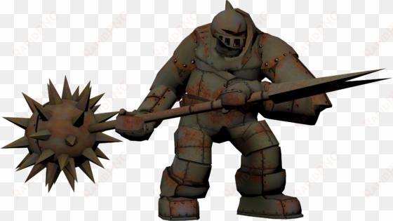 metal golem front metal golem side metal golem swing - metal