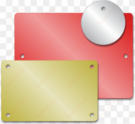 metal plate & tag supplies - metal