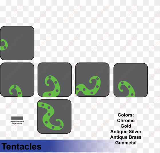 metal tentacles d6 - diagram
