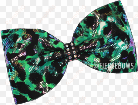 metallic jungle cat tailless bow - watercolor painting