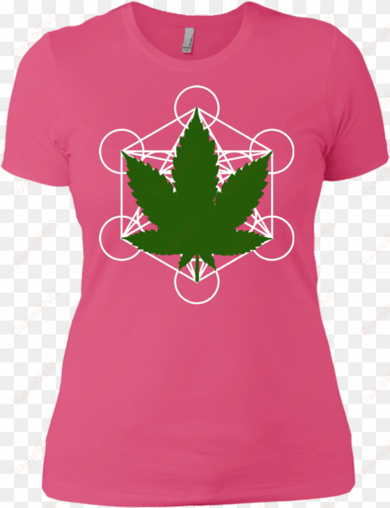 metatron's cube with ganja - shirt