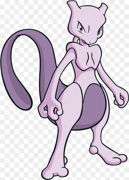 mewtwo pokemon character vector art - shiny mewtwo png