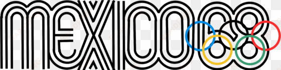 mexico city - mexico city olympics logo
