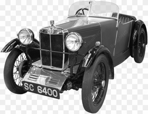 mg, antique car, 1930, museum piece, two-seater - auto d epoca png
