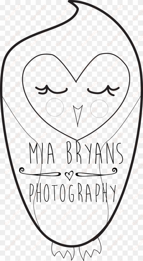 mia bryans photography logo owl - logo