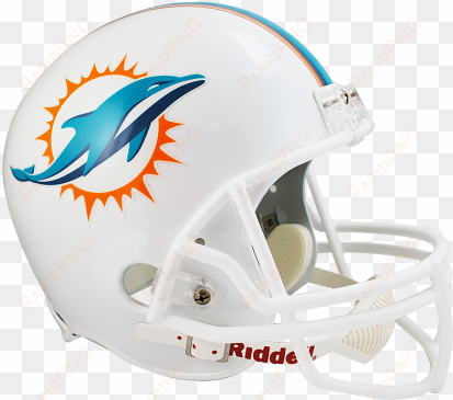 Miami Dolphins Full Size Replica Helmet - Miami Dolphins Football Helmet transparent png image