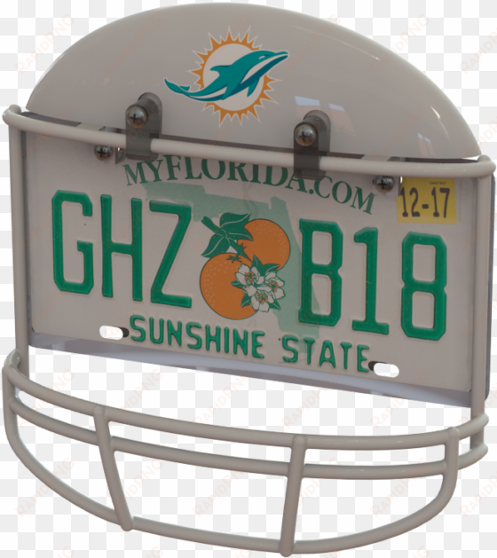 miami dolphins helmet frame - mimai dolphins license plate frame
