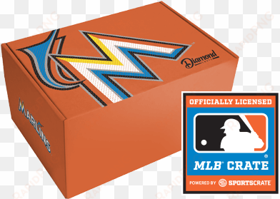 miami marlins™ diamond crate - mlb all team 2018 calendar