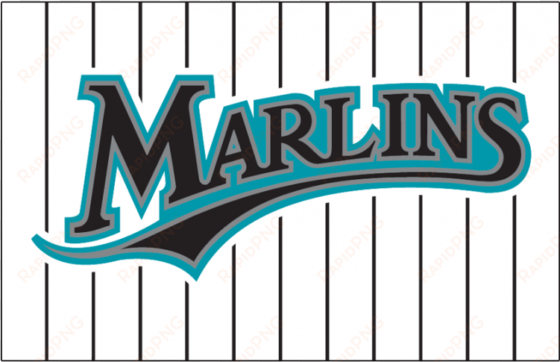 miami marlins logos iron ons - mlb florida marlins 3-by-5 foot flag