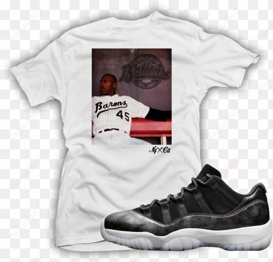 michael jordan baron 11 low tee - rose gold jordan shirt