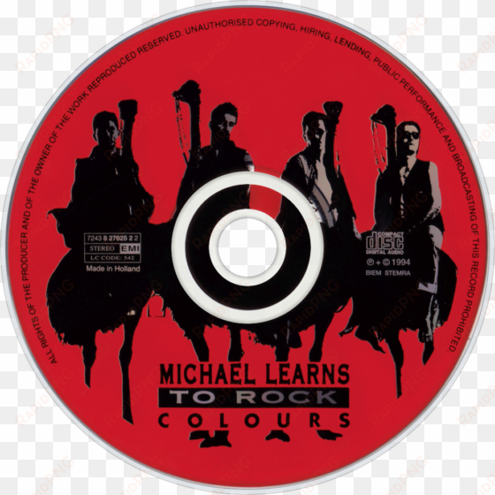 michael learns to rock colours cd disc image - michael learns to rock colours