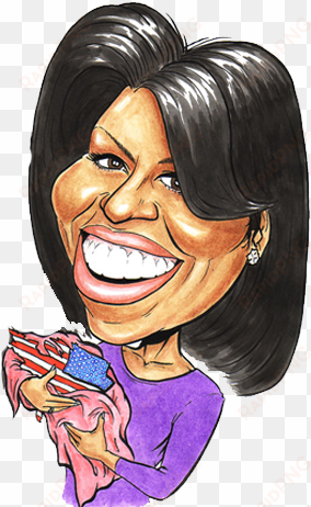 michelle obama clipart royalty free stock - barack and michelle obama clipart
