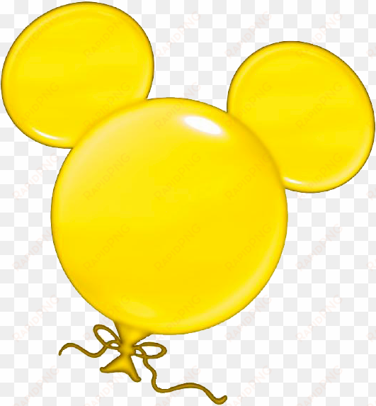 Mickey Balloon - Mickey Mouse Balloon Clipart transparent png image