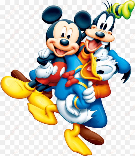 mickey mouse and minnie mouse clipart junction png - mickey donald goofy png