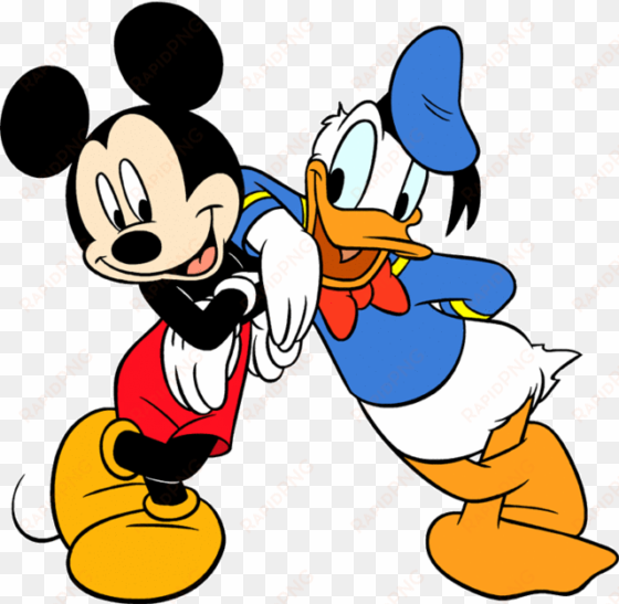 mickey mouse clip art png - mickey mouse and donald duck