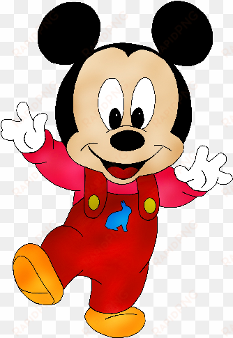 mickey mouse disney clipart - baby mickey mouse red