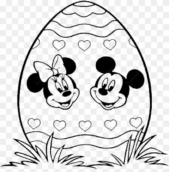 mickey mouse face coloring pages printable - coloring pages minnie easter