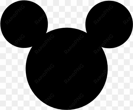 mickey mouse head - mickey mouse logo vector