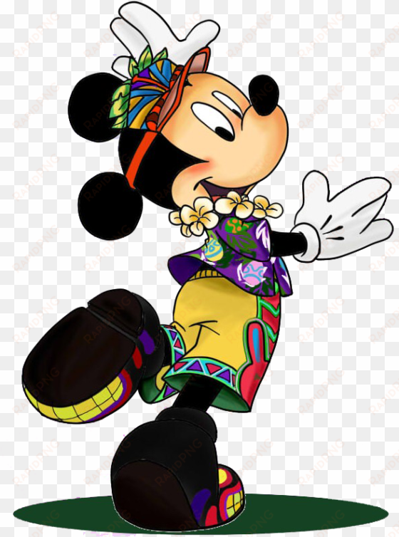 mickey mouse luau pictures - mickey mouse hawaiian